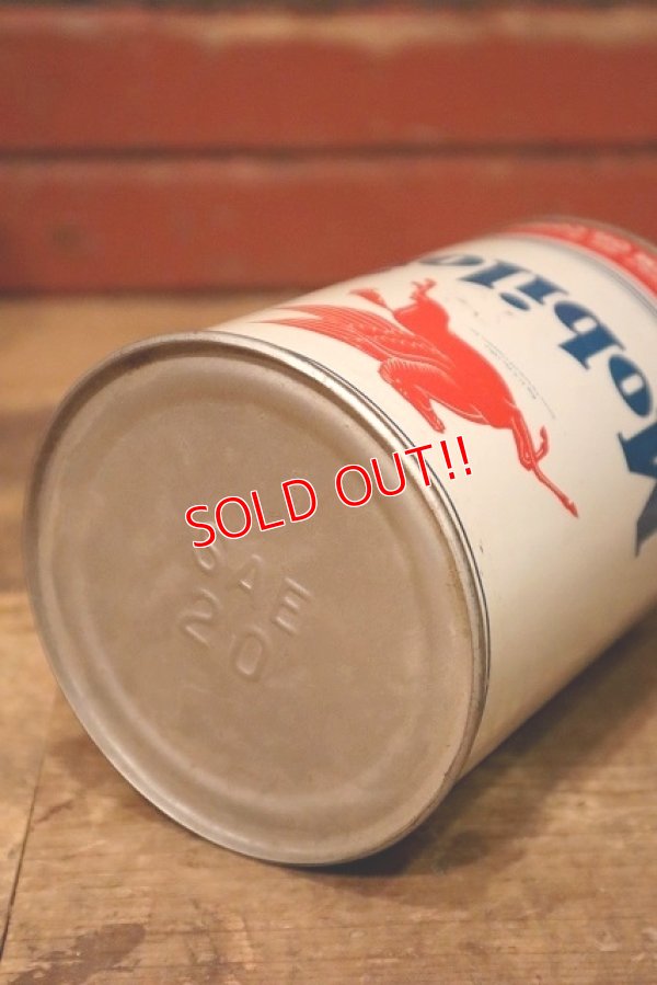 画像6: dp-230724-34 Mobiloil / 1940's One Quart Oil Can