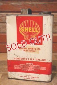 dp-230724-35 SHELL / 1960's 1 U.S. Gallon Oil Can