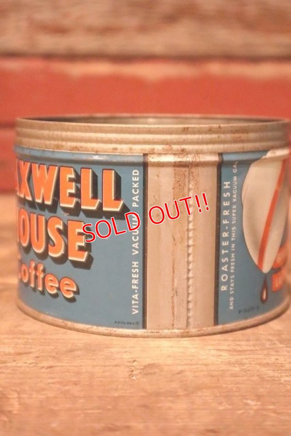 画像4: dp-230724-30 MAXWELL HOUSE COFFEE / Vintage Tin Can