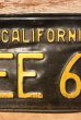 画像3: dp-230724-23 License Plate 1960's CALIFORNIA "VEE 683"