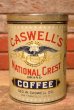 画像1: dp-230724-29 CASWELL'S NATIONAL CREST COFFEE / Vintage Tin Can (1)