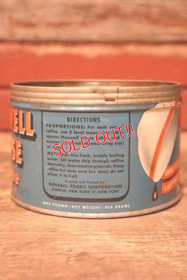 画像3: dp-230724-30 MAXWELL HOUSE COFFEE / Vintage Tin Can