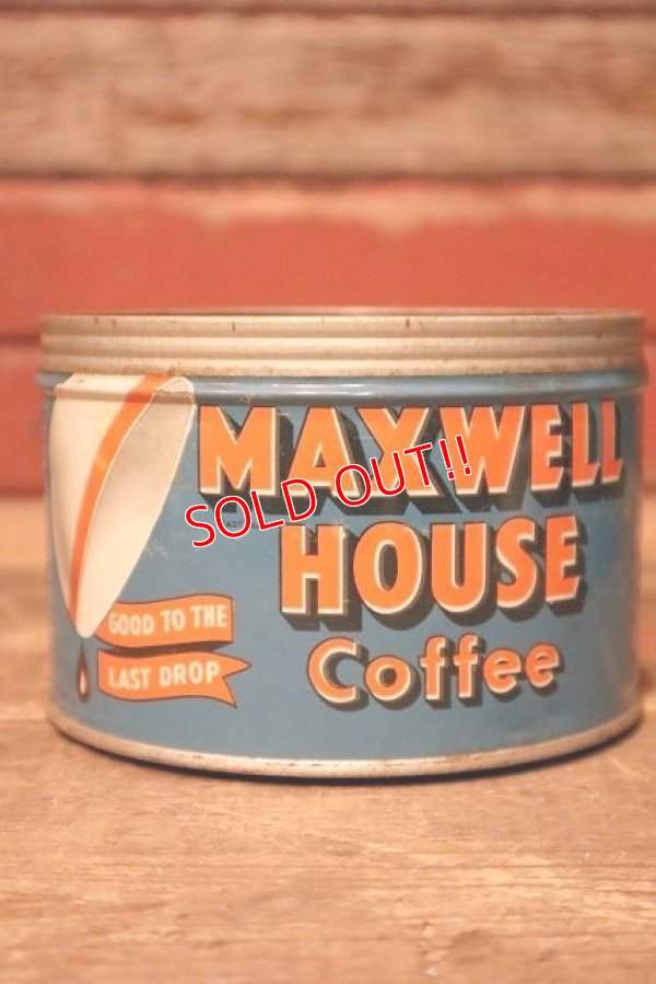画像1: dp-230724-30 MAXWELL HOUSE COFFEE / Vintage Tin Can