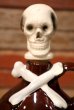 画像2: dp-230724-05 1950's-1960's Skull Decanter Bottle (2)