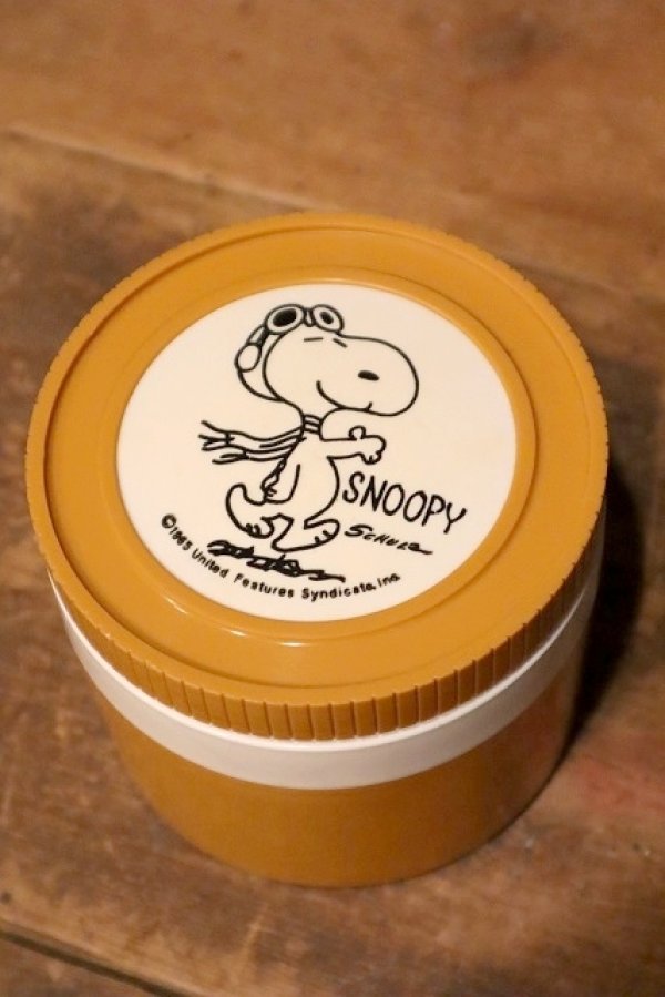 画像1: ct-230724-10 Snoopy / THERMOS 1970's Plastic Jar