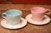 画像1: kt-230414-07 VERNON'S / 1950's-1960's Heavenly Days Cup & Saucer (1)