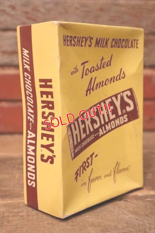 画像2: dp-230724-38 HERSHEY'S / 1940's-1950's MILK CHOCOLATE with ALMONDS BAR BOX