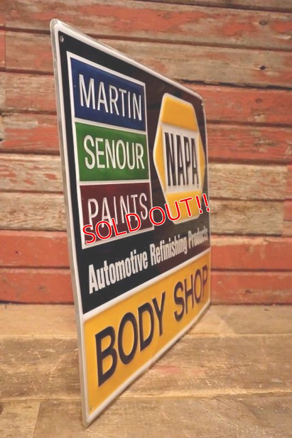画像7: dp-230724-10 NAPA BODY SHOP / Embossed Metal Sign