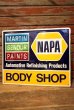 画像1: dp-230724-10 NAPA BODY SHOP / Embossed Metal Sign (1)