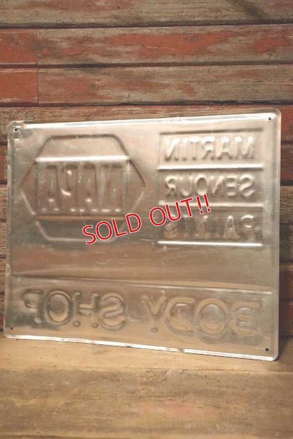 画像8: dp-230724-10 NAPA BODY SHOP / Embossed Metal Sign