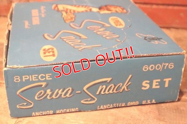 画像8: dp-201101-36 ANCHOR HOCKING / 1960's Serva-Snack Set