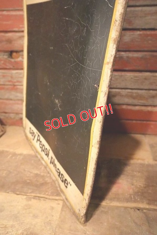 画像7: dp-230701-02 PEPSI / 1960's Menu Board Sign
