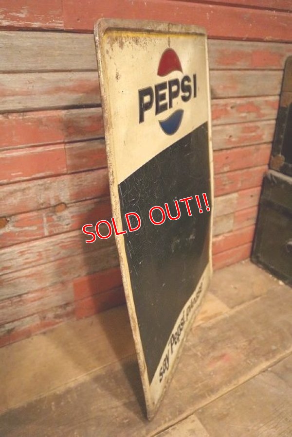 画像6: dp-230701-02 PEPSI / 1960's Menu Board Sign