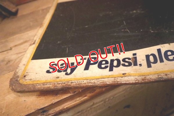 画像8: dp-230701-02 PEPSI / 1960's Menu Board Sign