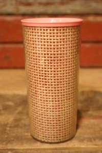 dp-230301-27 Melmac / 1960's Raffia Ware Tumbler (A)
