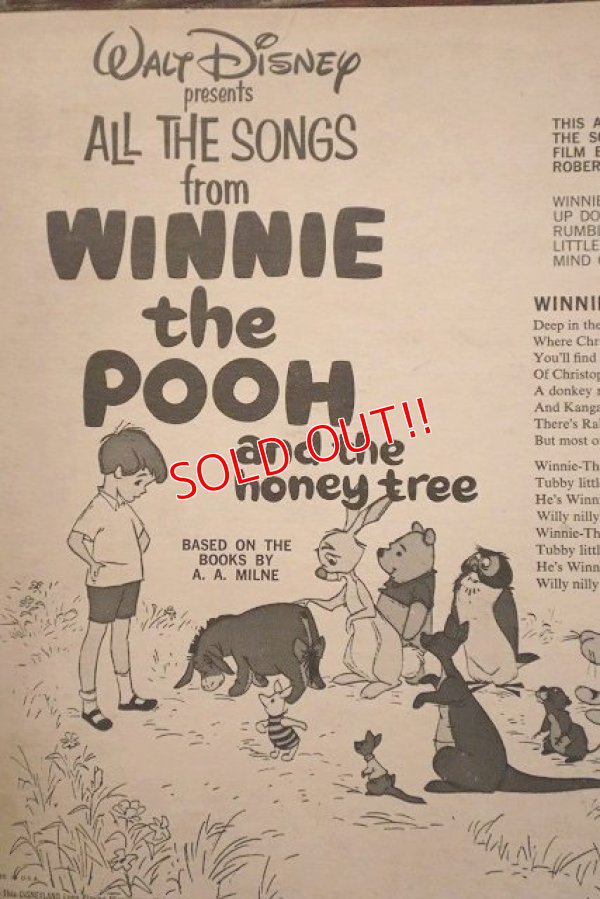 画像5: nt-230801-01 WINNIE the POOH / 1965 Record