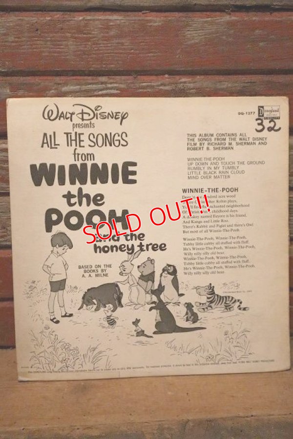 画像4: nt-230801-01 WINNIE the POOH / 1965 Record