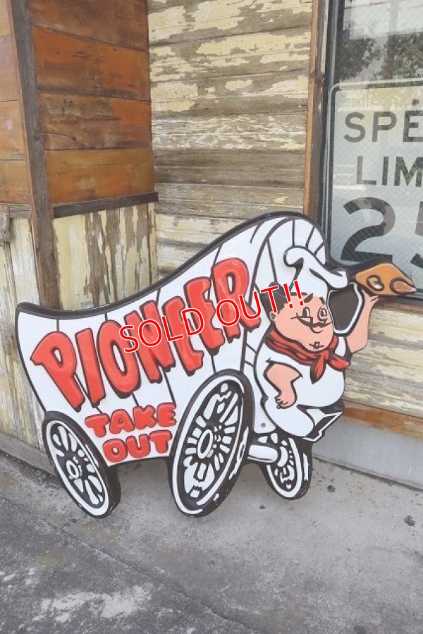 画像1: dp-230701-09 PIONEER CHICKEN / Store Display Sign