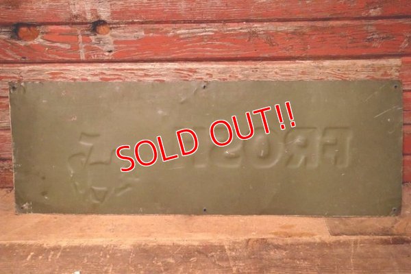 画像8: dp-230701-11 FROSH / 1940's-1950's Embossesd Metal Sign