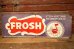 画像1: dp-230701-11 FROSH / 1940's-1950's Embossesd Metal Sign (1)