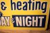 画像10: dp-230701-10 DAY & NIGHT / air conditioner & heating W-side Metal Sign