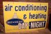 画像6: dp-230701-10 DAY & NIGHT / air conditioner & heating W-side Metal Sign