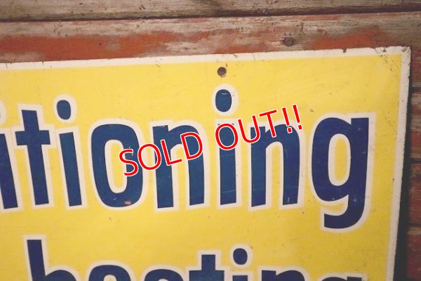 画像9: dp-230701-10 DAY & NIGHT / air conditioner & heating W-side Metal Sign