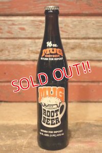 dp-230724-21 MUG ROOT BEER / 1980's 16 FL.OZ Bottle