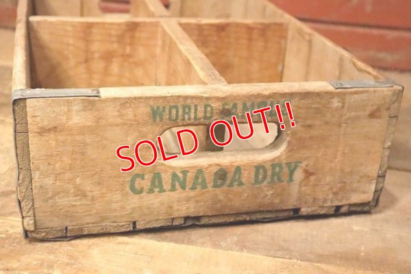 画像5: dp-230724-12 CANADA DRY / 1970's Wood Box