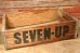 画像1: dp-230724-13 7up SEVEN-UP/ 1950's-1960's Wood Box (1)
