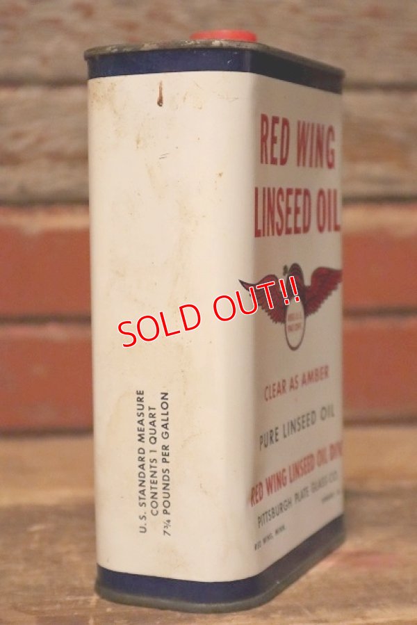 画像6: dp-230809-02 RED WING / 1950's LINSEED OIL One Quart Can