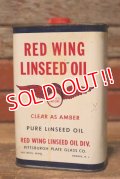 dp-230809-02 RED WING / 1950's LINSEED OIL One Quart Can