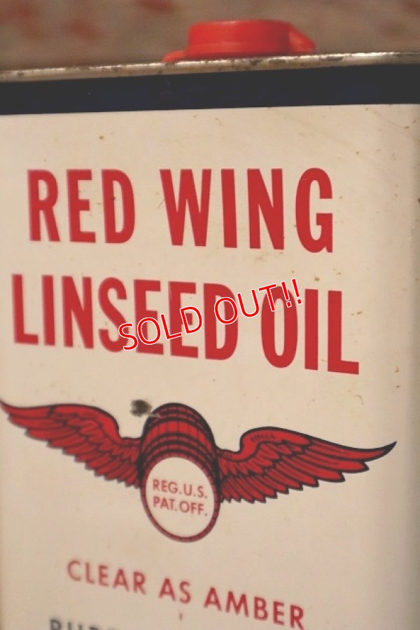 画像5: dp-230809-02 RED WING / 1950's LINSEED OIL One Quart Can