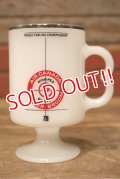 kt-220301-08 AIR CANADA SILVER BROOM / World Curling Championship 1970's FEDERAL Footed Mug