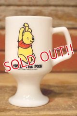 kt-230801-01 Winnie the Pooh / FEDERAL 1960's-1970's Footed Mug