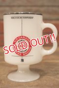 kt-220301-07 AIR CANADA SILVER BROOM / World Curling Championship 1970's FEDERAL Footed Mug