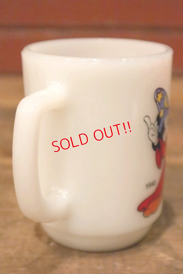 画像6: kt-230809-05 Mickey Mouse / Anchor Hocking 1980's 9oz Mug "FANTASIA"