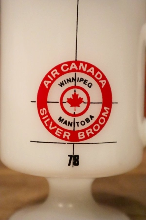画像2: kt-220301-08 AIR CANADA SILVER BROOM / World Curling Championship 1970's FEDERAL Footed Mug