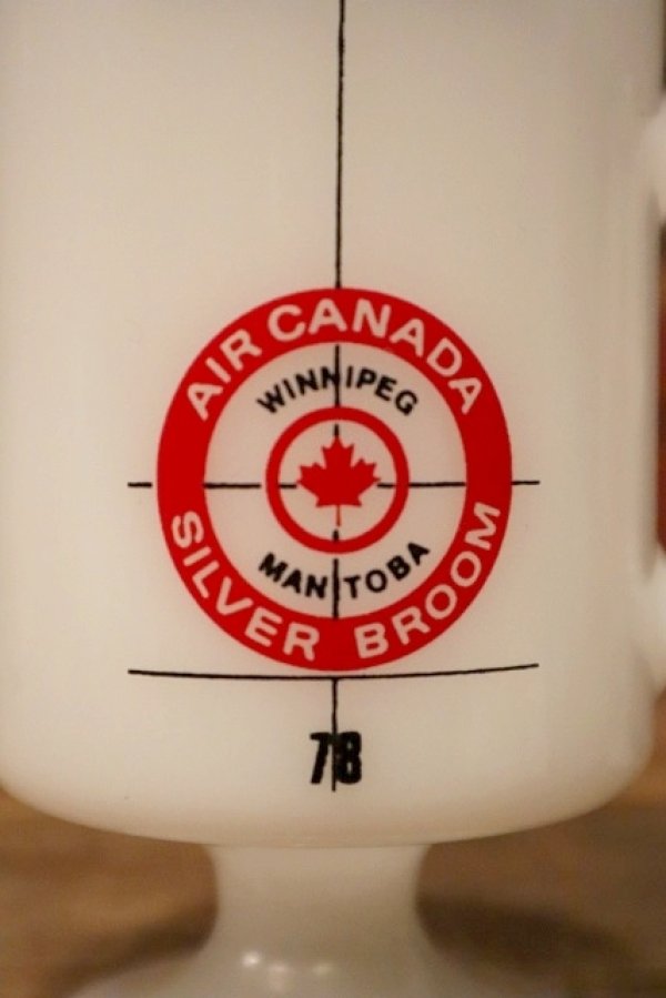 画像2: kt-220301-07 AIR CANADA SILVER BROOM / World Curling Championship 1970's FEDERAL Footed Mug