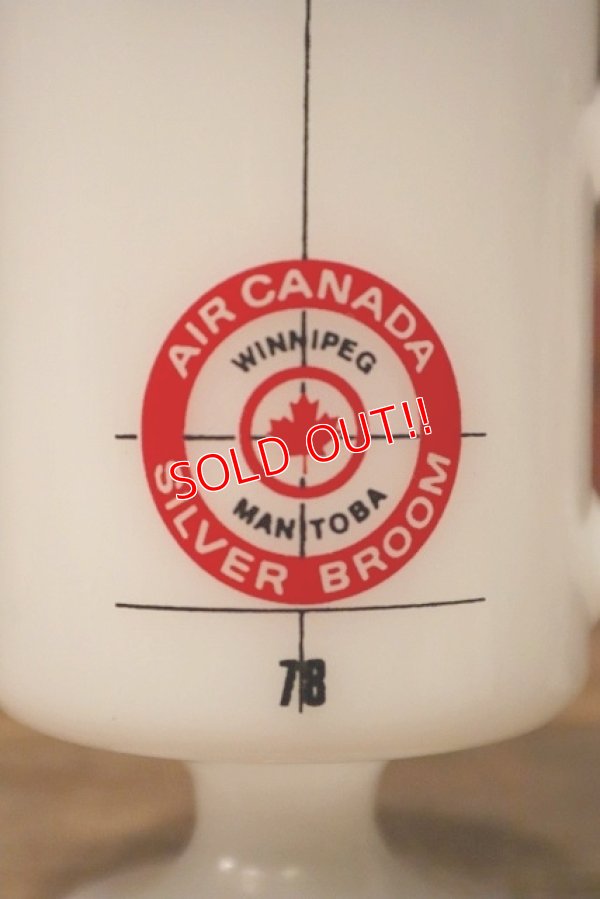 画像2: kt-220301-07 AIR CANADA SILVER BROOM / World Curling Championship 1970's FEDERAL Footed Mug
