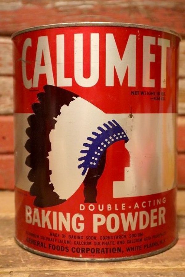 画像1: dp-230809-15 CALUMET / Vintage Baking Powder Can