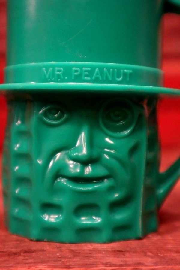 画像2: ct-230809-13 PLANTERS / MR.PEANUT 1950's Plastic Mug (Green)