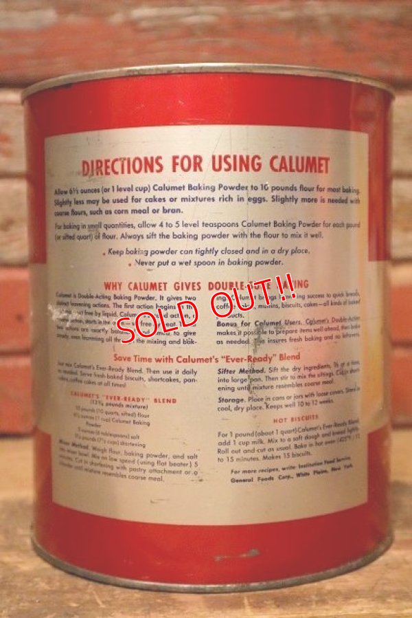 画像3: dp-230809-15 CALUMET / Vintage Baking Powder Can