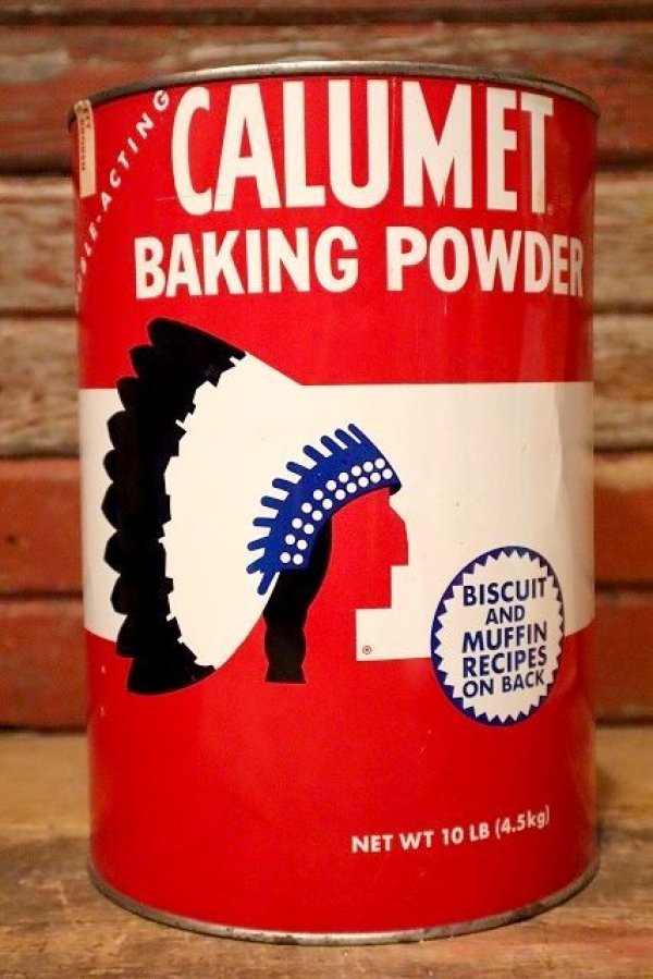 画像1: dp-230809-14 CALUMET / Vintage Baking Powder Can