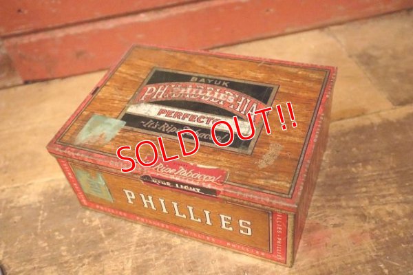 画像1: dp-230809-13 PHILADELPHIA PHILLIES / Vintage Tobacco Can