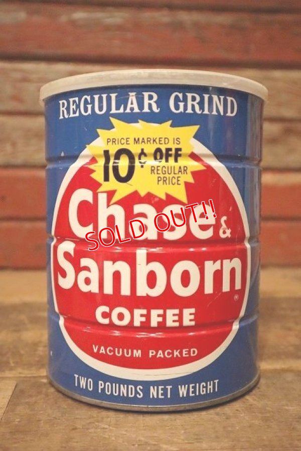 画像1: dp-230809-16 Chase & Sanborn COFFEE / Vintage Tin Can