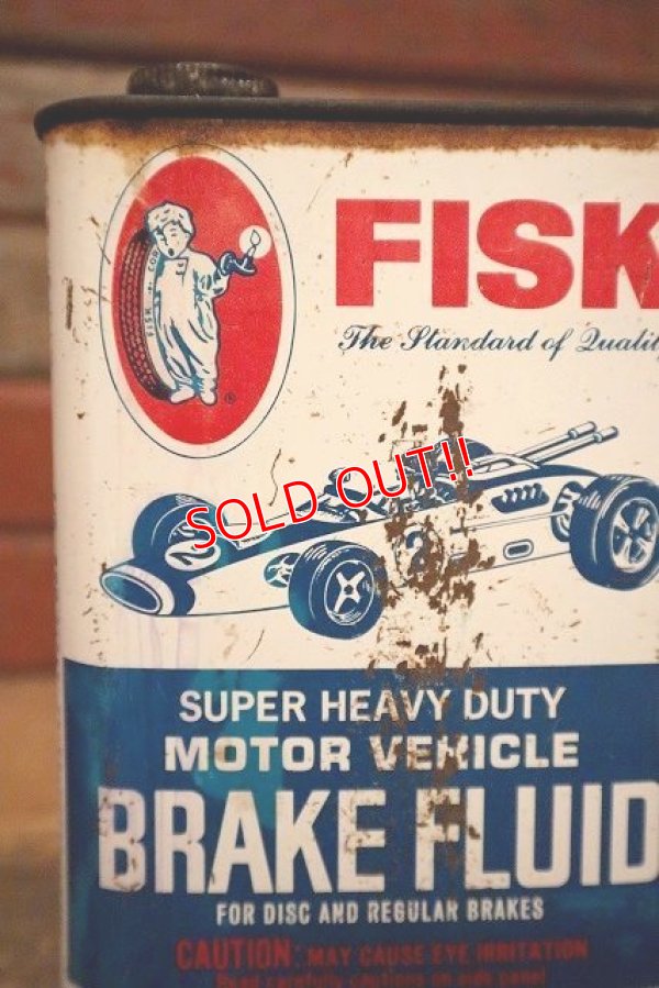 画像2: dp-230809-09 FISK BRAKE FLUID / Vintage Can