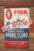 dp-230809-09 FISK BRAKE FLUID / Vintage Can