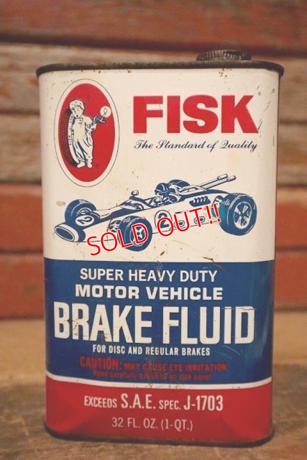 画像3: dp-230809-09 FISK BRAKE FLUID / Vintage Can