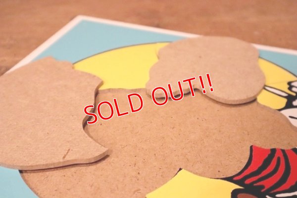 画像5: ct-230809-04 Snoopy & Charlie Brown / Playskool 1980's Wood Frame Tray Puzzle